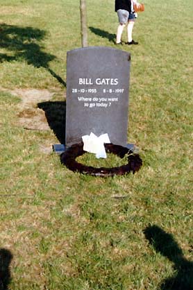 Bill's Gravestone, day 1